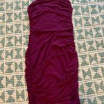 Maroon Mini dress Red Photo 0