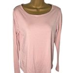 Mudd Long Sleeve Tee Muted Light Pink Small Photo 0