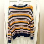 Vineyard Vines novelty stripe crewneck sweater colorful knit size medium Photo 2