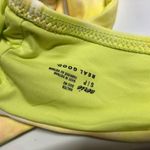 Aerie  Halter Tie-Dye Keyhole Bikini Swim Top Yellow Pink Size S Photo 3