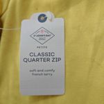 st. john's bay  New With Tags Yellow Classic Quarter Zip Womens Size Petite Small Photo 7