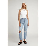 Abrand A ‘94 High Slim Straight Leg Distressed Jeans in Wildlife Size 4/26 Photo 1