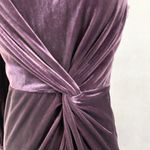 Revelry Women Aurora Velvet Gown Size 4 One Shoulder Glam Formal Elegant Luxury Purple Photo 3