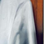 Nanushka Siwa Dress Wrap Long Sleeve Satin Light Blue Size Medium Photo 6