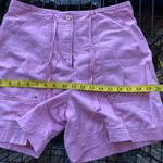 Ralph Lauren pink cotton high waist utility khaki shorts with large carpenter pockets. Measurements in pics Photo 6