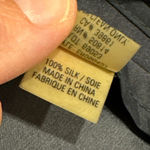 Elie Tahari  gray real silk bubble sleeve coat Photo 2