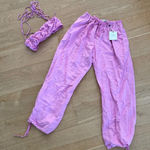 L'Academie Revolve -  Maxie Pants & Joan Crop Top in Bubble Gum Pink Photo 0