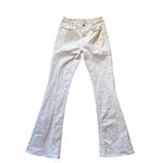 frame denim Frame Le High Flare Jeans Sz 27 White Denim Bell Bottom High Rise Preppy Luxury Photo 1