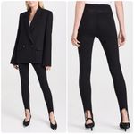 frame denim  The Jetset Stirrup Size Spanning Pant in Sheen Noir Size 2 (30-34) Photo 1