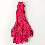 Mac Duggal Mac‎ Duggal Womens Red bodice mermaid Lace Open Back Evening Dress Gown 2 Photo 2