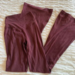 Aerie Crossover Flare Leggings Offline Purple Photo 0