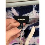 Monrow Bamboo Burst tie dye sweatpants Purple Photo 4