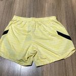 Nike  Womens Soccer Shorts Dri-FIT Athletic Yellow‎ Black Striped Large L Photo 7