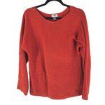 Old Navy  Womens Sweater Boat Neck Cotton Blend Pullover Red M Photo 0