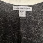 James Perse Sleeveless Chambray Tank Dress Sz 3/L Gray Made in USA Photo 2