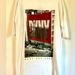 DKNY  Oversized City Screenprint Dress White Size M NWT Photo 5