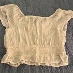 American Eagle  White Eyelet top size medium Photo 2