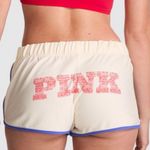 PINK - Victoria's Secret  Retro 70s Inspired Soft Modal Shorts-Winter White Logo L Photo 0