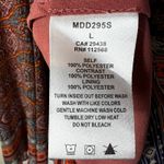 Miss Me Fit & Flare Dress Womens L Multicolor Batik Boho Tribal Hippie Gypsy Photo 5