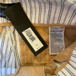 Banana Republic High-Rise Wide-Leg Linen-Cotton Pant in Navy & White Stripe 0 Photo 7