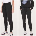 Lululemon  Athletica Warm Down Joggers sweatpants Size 12 Faded Black Photo 1