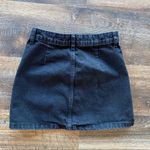 Bershka BSKGIRL Button Front Skirt Black Size 2 Photo 11