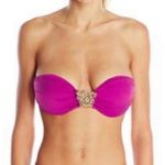 Beach Bunny ‎ Tiger's Eye Bandeau Bikini Top Photo 1