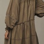 Anthropologie Pilcro Mock-Neck Swing Mini Dress, Size M Photo 5