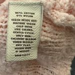 Sonoma Womens  Pink Cable Knit Sweater Sz XS Cozy Cottage Preppy Photo 5