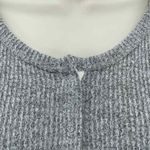 Heart Hips Ribbed Sweater Dress Womens Small Gray Lightweight Rayon Blend Soft Photo 2