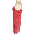Fashion Bug Y2K  Women's Size 10 Red Floral Spaghetti Strap Mini Dress Photo 1