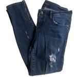 Devine Rights Denim Blue Skinny Jeans Zip Ankle Womens 30 Blue Stretch Fall Y2K Photo 0