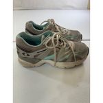 APEX Women Running Shoes Gray Teal Lace Up Athletic Sneakers Size 8 Silver Photo 4