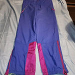 Patagonia Womens Blue Purple Track Pants Large Photo 0