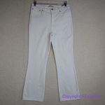Madewell New! Tall Cali Demi-Boot Jeans in Pure White: Raw-Hem Edition, 30T Photo 2