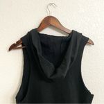 Chaser  Womens Shirt Sleeveless Sweatshirt Black Smiley Daze Hooded Size Small Photo 3