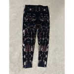 Sweaty Betty  power 7/8 leggings‎ small Beetle Blue Interlinked EUC Photo 1