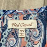 Red Camel Boho Chic Bell Sleeve Blue Romper Size XS Photo 2