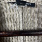 Eileen Fisher Open Front Knit Shawl Cardigan One Size OS Beige Tan Made in Peru Photo 3