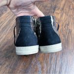 P448 • Skate Snakeskin Print High Top Sneaker Python Brown lace up glitter snake Photo 10