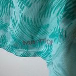 Marmot Womens Long Sleeve Top Activewear Athletic Teal Patterned Large Photo 4