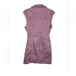 Anthropologie Pilcro Seamed Button Front Denim Mini Dress Size 4 Photo 4