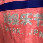 Superdry  MEDIUM Orange Tee Shirt T-Shirt Fitted Short Sleeve Japanese Glitter Photo 5