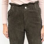 Vintage Havana Corduroy Paperbag Waist Trouser Pants Size Medium Photo 5