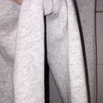 Brandy Melville NEW fleece fitted sweatpants joggers vintage light gray Photo 2