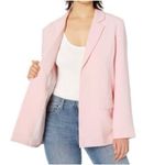 ✨Cupcake & Cashmere Wheeler Linen Blend Navy Sz Medium Blazer✨ Blue Photo 4