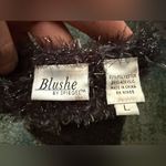 Vintage 90s Spiegel silver metallic fuzzy bouclé sweater, size large Photo 9