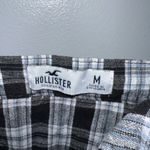 Hollister  Black/White/Blue Plaid Belted Dress Photo 3