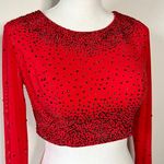 Studio 17 Rhinestone Crop Top Photo 0