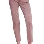 Rag and Bone Dre Boyfriend Jeans Women 24 Light Plum Raw Hem Slim Low Rise Stretch Photo 0